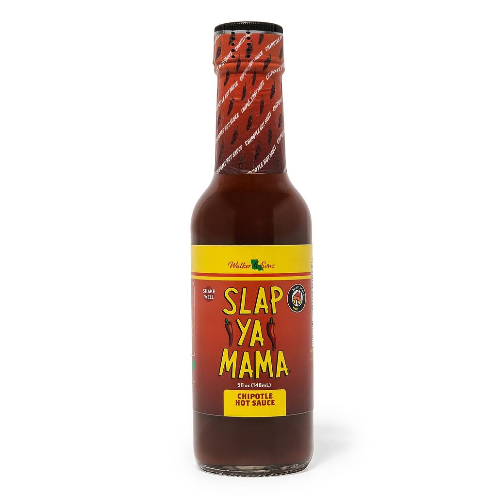 Slap Ya Mama Louisiana Style Chipotle Hot Sauce, 5 Ounce Bottle, Pack of 1