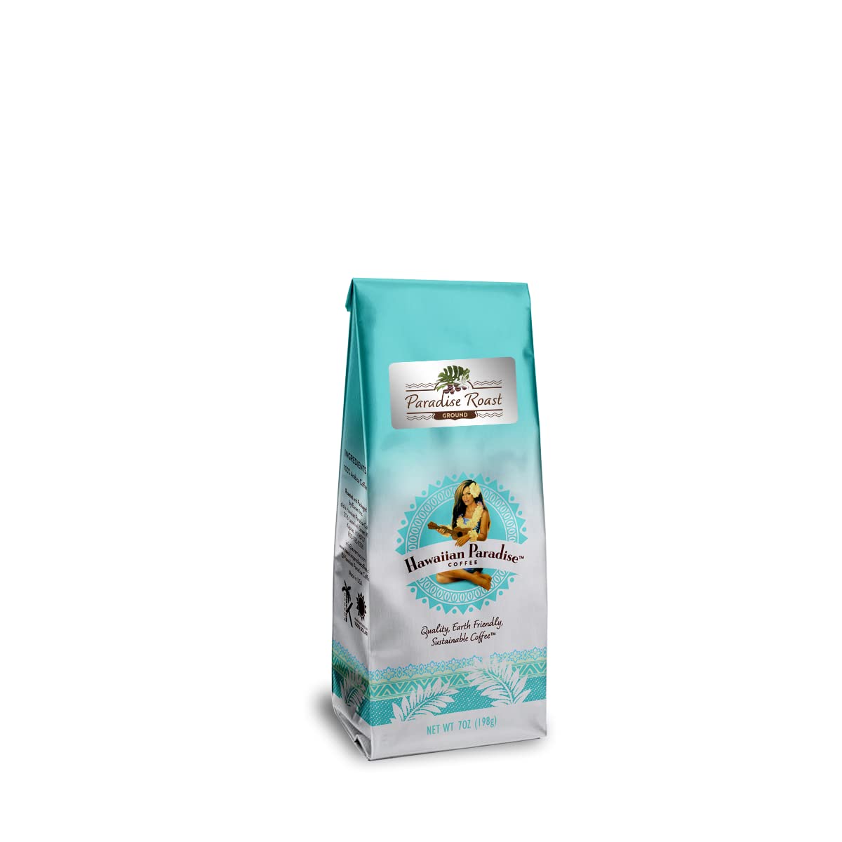 Hawaiian Paradise Coffee Ground - Medium Roast -100% Arabica Coffee Premium Rich Flavored Bold Signature Brewed Coffee from the Finest Beans (Paradise