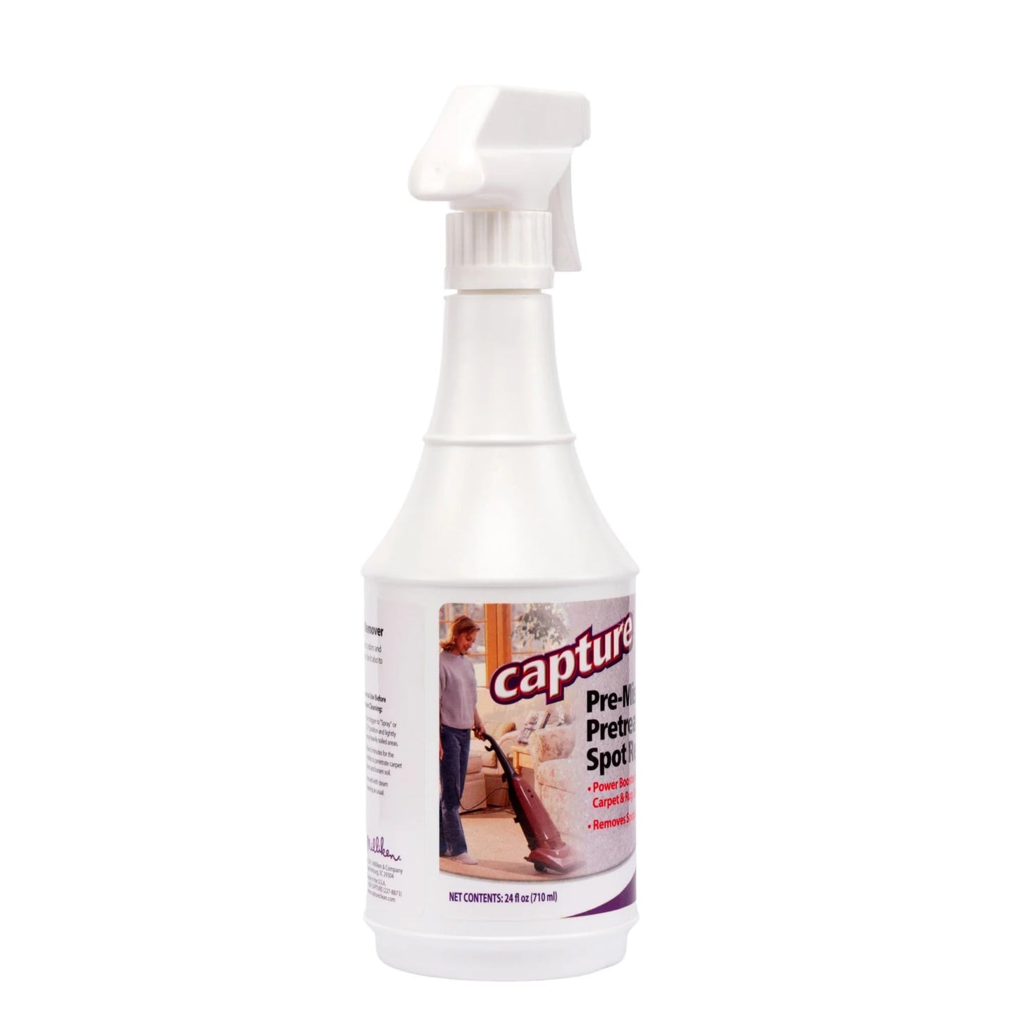 Capture Pre-Mist Soil Release for Carpet Dry Cleaner - Carpet Cleaning Pre Spray - Loosen Juice, Coffee & Wine Spill and Tough Rug Stains Eliminator