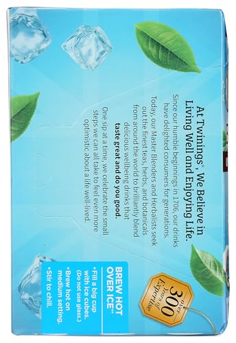 Twinings Brew Over Ice Unsweetened Black Iced Tea K-Cup Pods for Keurig, Caffeinated - 12 Count