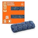 E-Cloth Kitchen Dynamo, Premium Microfiber Non-Scratch Kitchen Dish Scrubber Sponge, Ideal for Dish, Sink and Countertop Cleaning, 100 Wash Guarantee