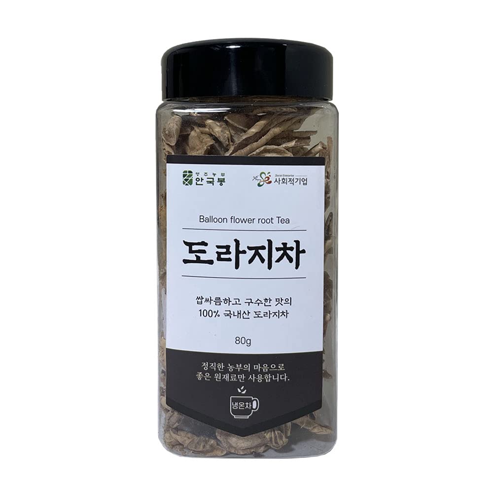 Korean Roasted Balloon Flower Root Tea Doraji 70 g / 2.5 oz [??? ????] Bellflower