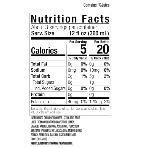 Polar Beverages Diet Half and Half, 33.8 Fluid Ounce (Pack of 12)