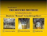 Alta Dusting Products Tri-Secure Feather Duster-Gray Feathers