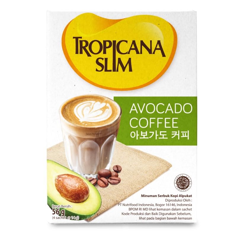Tropicana Slim Avocado Coffee 4-ct, 56 gram (1 box)
