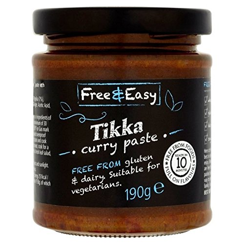 Free & Easy Tikka Curry Paste 198g - Pack of 2