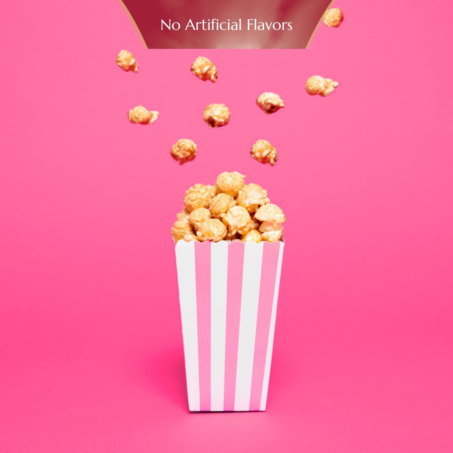 Almond Roca Butter Toffee Flavored Popcorn - 5oz Snack Bag - Sweet Crunchy Kettle Popped Popcorn with Buttery Toffee & Almonds - Gluten Free Snacks