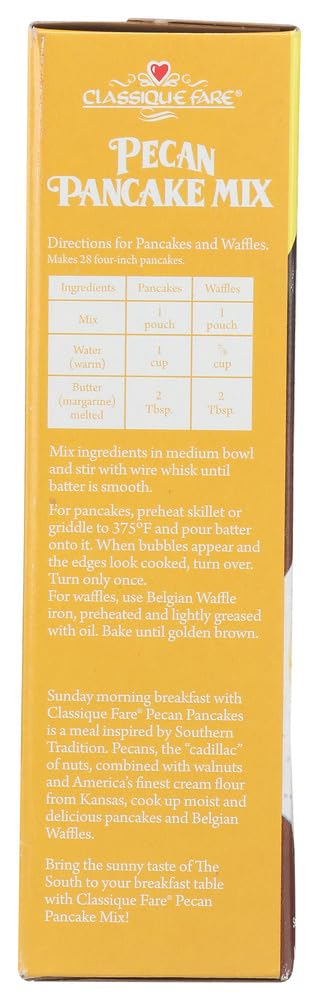 Classique Fare Mix Pancake Pecan - 16 OZ (Pack of 2)