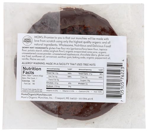 Moms Munchies Skinny Mint Cookie, 1.5 OZ