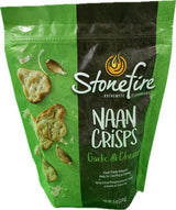 Kokobunch Variety Bundles Of Stonefire's Authentic Naan Crisps Flatbread Cracker 4 or 3 Assorted Pack (6oz, 3 PACK - 1 each of Sea Salt | Everthing |