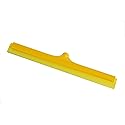 SPARTA 4156804 Plastic Double Foam Squeegee, Commercial Squeegee With Durable Contruction For Cleaning, Commercial, Residential, 24 Inches, Yellow