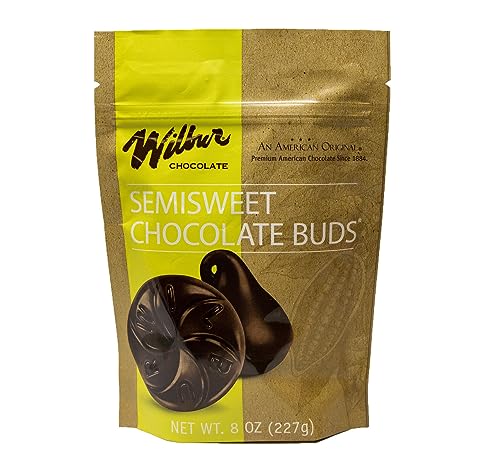 Wilbur Buds Dark Semi Sweet Chocolate 8 oz.(1/2 lb.) # 19032-1