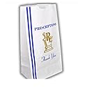 Snappy Rx Supply 1000 Pack Pharmacy Bag - TY Design White Prescription 6" x 4" x 11" - Medicine Container, Medication Packaging for Drug Stores
