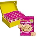Appleways Mixed Berry Animal Crackers Snack Packs, 0.9 oz, 20 Count - Crispy Whole Grain Crackers, Individually Wrapped Snacks for School, Office