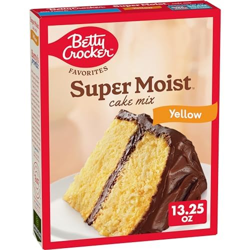 Betty Crocker Favorites Super Moist Yellow Cake Mix 13.25 oz (Pack of 4)