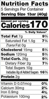 Pamelas Products Oat Blueberry Lemon Bar - 5 Count (Pack of 6)