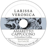 Amaretto Cappuccino Colombian Coffee (Single Serve K-Cup Pods) (Gourmet, Naturally Flavored, Whole Coffee Beans) (12 pods, ZIN: 571115) - 2 Pack