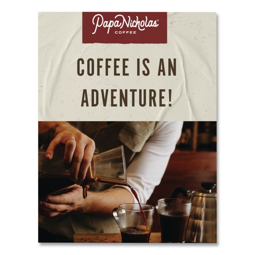 PapaNicholas Coffee 25187 Premium Coffee, Hazelnut Creme, 18/Carton