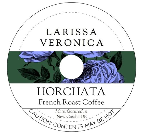 Horchata French Roast Coffee (Single Serve K-Cup Pods) (Gourmet, Naturally Flavored, Whole Coffee Beans) (12 pods, ZIN: 573127)