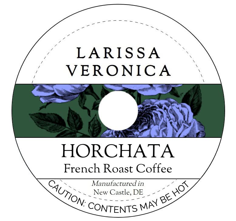 Horchata French Roast Coffee (Single Serve K-Cup Pods) (Gourmet, Naturally Flavored, Whole Coffee Beans) (12 pods, ZIN: 573127)