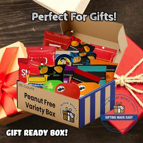 Peanut-Free Chips Variety Pack - Allergy-Friendly Assortment of Chips, Popcorn, and Crisps - 100% Nut-Free Snack Box for School, Travel, and Office