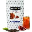 Walters Bay Blueberry Pomegranate Iced Tea, 12 Count, Quart Sized Tea Bags, Ceylon Black Tea, Unsweetened, Wild Blueberry Pomegranate Flavor, 100%