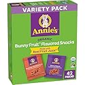 Annie's Organic Bunny Fruit Flavored Snacks, Summer Strawberry and Berry Patch Variety Pack, 42 Ct, 29.4 oz