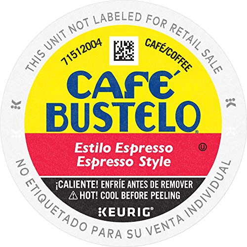 Café Bustelo Coffee Espresso Style Dark Roast Coffee 36 K Cups for Keurig Coffee Makers