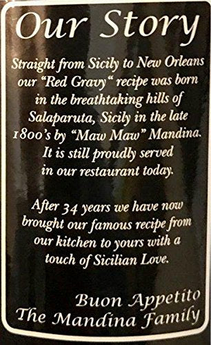 Tony Mandina's Restaurant Red Gravy, 32 Ounce