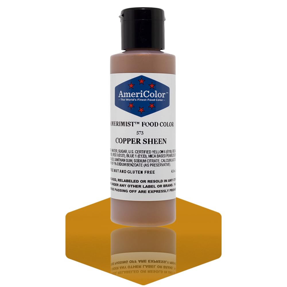 AmeriColor Amerimist Airbrush Color 4.5 Ounce, Copper Metallic Sheen