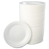 Dart 10PWQR 10.25 in White Laminated Foam Plate (Case of 500)