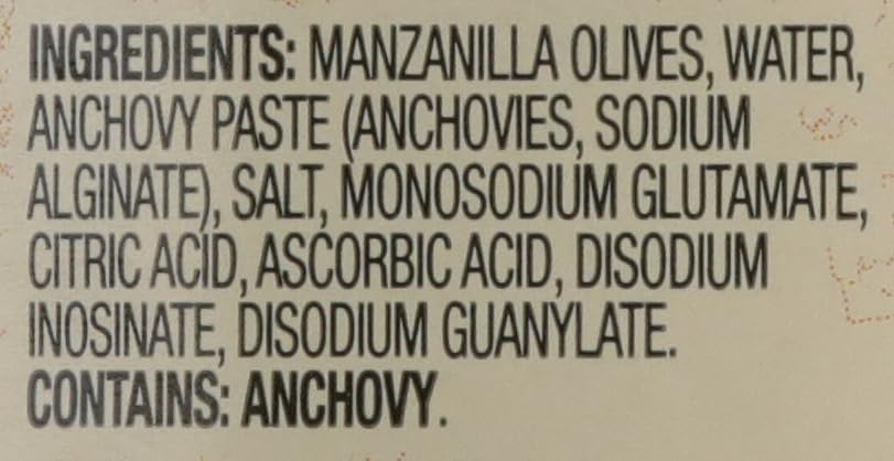 Reese Anchovy Stuffed Thrown Olives, 10-Ounces (Pack of 2)