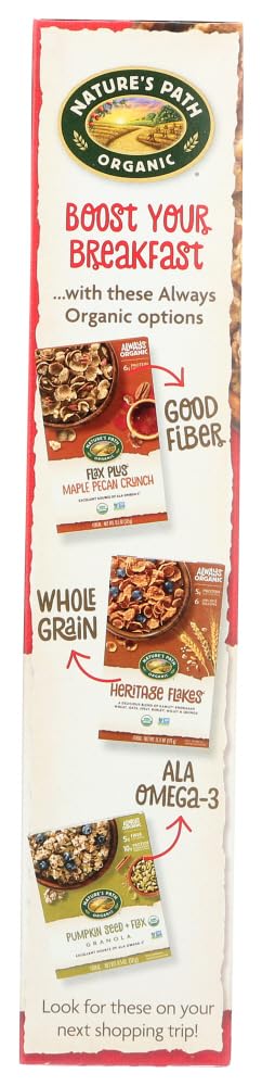 (NOT A CASE) Organic Flax Plus Red Berry Crunch Cereal