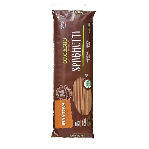 Mantova Whole Wheat Organic Italian Spaghetti Pasta,(Pack of 4) is made from durum wheat that has become synonymous with flavor,quality, goodness