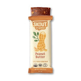 Skout Organic Plant-Based Protein Bars Peanut Butter (12 Pack) - 10g Protein - Vegan Protein Bars - Only 3 Ingredients - Easy Snack - Gluten, Dairy