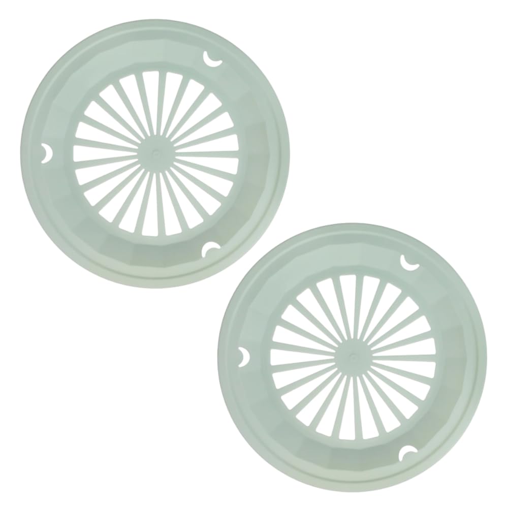 Cooking Concepts Bright Colored Plastic Paper Plate Holders for 9 Inch Paper Plates, 8 Piece Set (Mint)