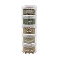 SPICYLUX Mediterranean Herbs | Herbes de Provence, Dill weed, Thyme, Marjoram, Greek Oregano | Savory Herbs, Spices & Seasonings (Set of 5) - Packed