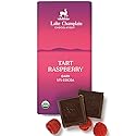 LAKE CHAMPLAIN CHOCOLATES Organic Raspberries & Dark Chocolate Bar, 3 OZ