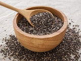 ROM AMERICA Raw Black Chia Seeds, Vegan Gluten-free Keto Friendly High Protein Superfood for Dieting and Healthy Eating, Baking, Topping, Salads