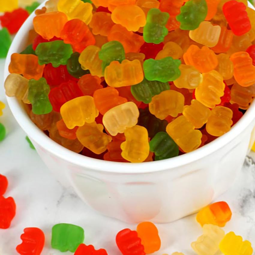 Mini Gummy Bears, 1 Pound Bulk Bag, Hampton Distribution