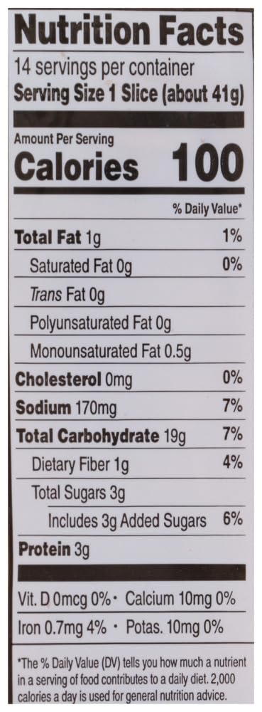 Rudis Organic Spelt Bread, 20 Ounce -- 8 per case.