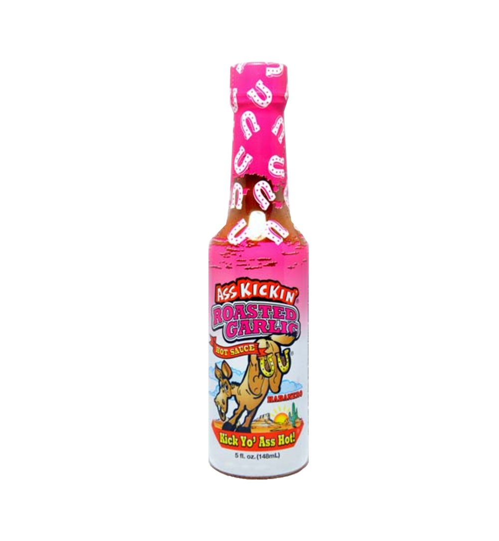 Ass Kickin' Roasted Garlic Hot Sauce,5 oz., 1 bottle