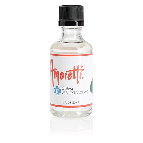 Amoretti - Guava Extract Water Soluble 2 oz - Highly Concentrated & Perfect For Pastry, Savory, Brewing, and more, Preservative Free, Vegan, Kosher