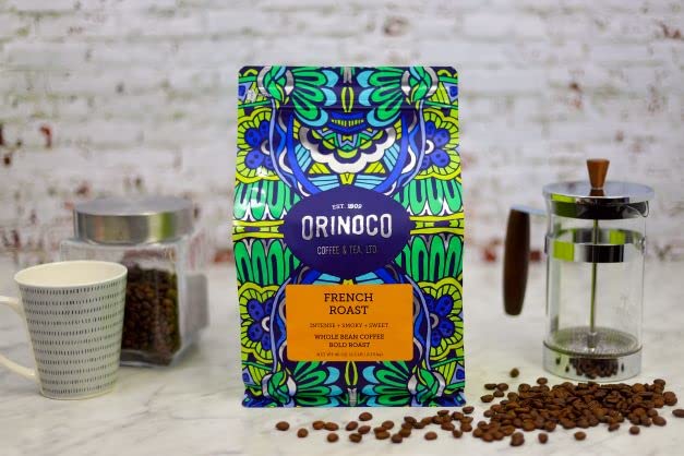 Orinoco French Roast 2.5lb bag, Bold Roast, Whole Bean Coffee, 100% Arabica beans
