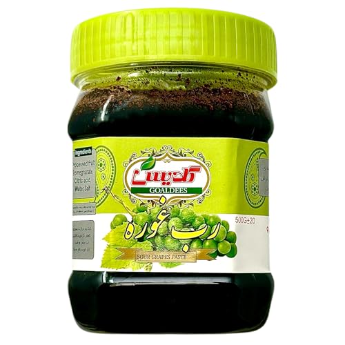 GOALDEES Sour Grapes Paste - 17.5 Fl Oz (500g) Concentrated Citrus Paste for Cooking, Grilling, Salad Dressing & Marinades