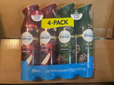 Febreze variety 4pack limited edition scents (apple cider/winter spruce,4)