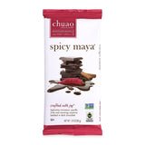 Chuao Chocolatier Spicy Maya Dark Chocolate Bars | Gourmet Cinnamon Cayenne Artisan No Preservatives | 4 Pack (2.8 oz each)
