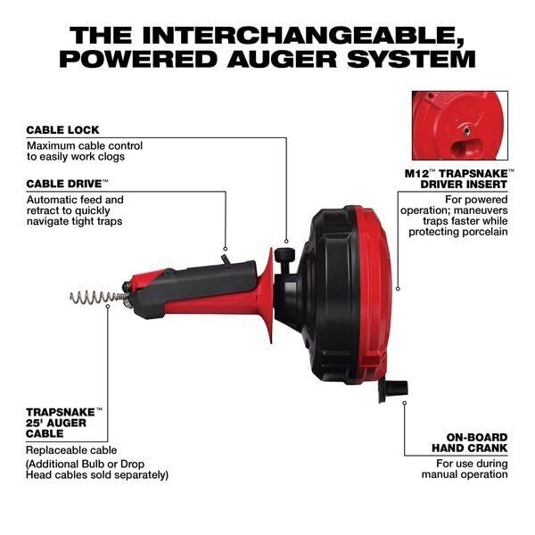 Milwaukee Tool 49-16-2573 Trapsnake 25ft
