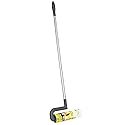 Smart Design Large Mega Floor Lint Roller with Ergonomic Handle - Aluminum Tubes - Includes Adhesive Sheets - for Cleaning, Carpet, Car, Clothing
