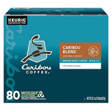 Worldwide Nutrition Bundle Compatible with Caribou Coffee K-Cups Medium Roast - Ground Coffee with Sweet, Spicy & Berry Notes - 80 Count Single-Serve